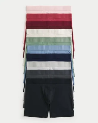 10-pakke boxershorts i længere længde