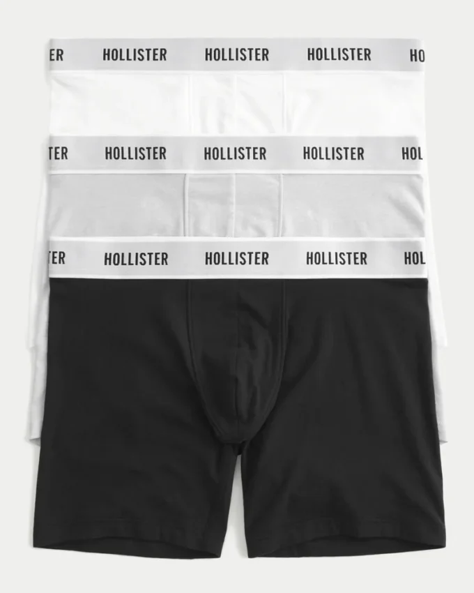 3-pak med længere boxershorts