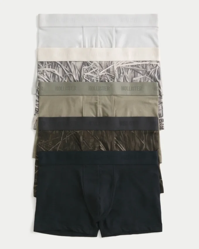 5-pak med boxershorts i klassisk længde
