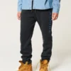 Afslappede joggingbukser i fleece med alpine grafik Afslappede joggingbukser i fleece med alpine grafik