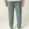 Afslappede joggingbukser i ribfleece Afslappede joggingbukser i ribfleece