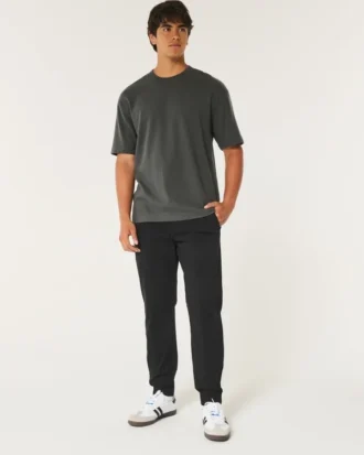 Afslappede joggingbukser i twill