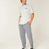 Afslappede joggingbukser med ribkant Afslappede joggingbukser med ribkant