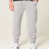 Afslappede joggingbukser med ribkant Afslappede joggingbukser med ribkant