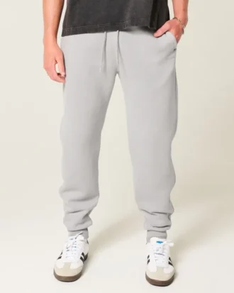 Afslappede joggingbukser med ribkant