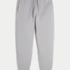Afslappede joggingbukser med ribkant Afslappede joggingbukser med ribkant