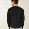 Afslappet langærmet bomulds-T-shirt