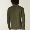 Afslappet langærmet termisk T-shirt med rund halsudskæring Afslappet langærmet termisk T-shirt med rund halsudskæring