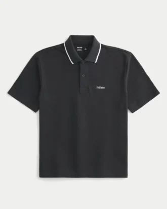 Afslappet logo-polo