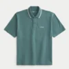 Afslappet logo-polo