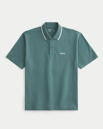 Afslappet logo-polo