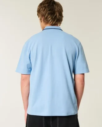 Afslappet logo-polo