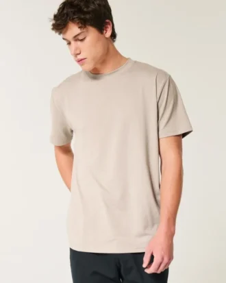 Afslappet stretch-T-shirt