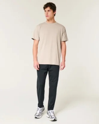 Afslappet stretch-T-shirt