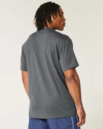 Afslappet stretch-T-shirt Afslappet stretch-T-shirt