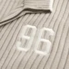 Afslappet sweater med grafisk lynlås Afslappet sweater med grafisk lynlås