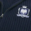 Afslappet sweater med lynlås og emblem Afslappet sweater med lynlås og emblem