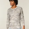 Afslappet termisk Henley