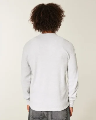 Afslappet termisk Henley