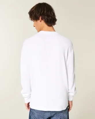 Afslappet termisk Henley