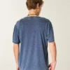 Afslappet vasket T-shirt med rund hals Afslappet vasket T-shirt med rund hals