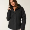 All-weather jakke med imiteret pelsfor All-weather jakke med imiteret pelsfor