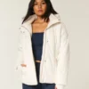 All-weather jakke med imiteret pelsfor All-weather jakke med imiteret pelsfor