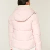 All-weather pufferjakke med imiteret pelsfor All-weather pufferjakke med imiteret pelsfor