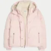 All-weather pufferjakke med imiteret pelsfor All-weather pufferjakke med imiteret pelsfor