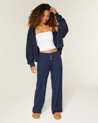 Always Cozy Pointelle boxershorts med brede ben