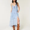 Asymmetrisk halterneck-maxi-kjole Asymmetrisk halterneck-maxi-kjole