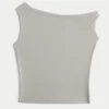 Asymmetrisk off-shoulder top