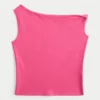 Asymmetrisk off-shoulder top