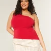 Asymmetrisk one-shoulder top