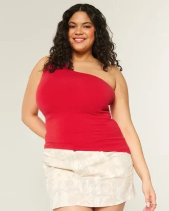 Asymmetrisk one-shoulder top