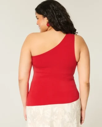 Asymmetrisk one-shoulder top