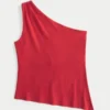 Asymmetrisk one-shoulder top