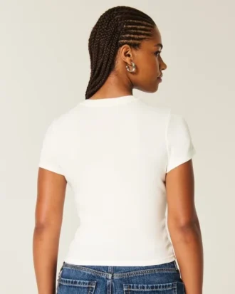 Baby-T-shirt med sommerfuglemotiv
