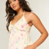 Babydoll-minikjole med rebkant Babydoll-minikjole med rebkant