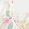 Babydoll-minikjole med rebkant Babydoll-minikjole med rebkant