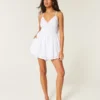 Babydoll-romper med åben ryg Babydoll-romper med åben ryg
