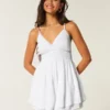 Babydoll-romper med åben ryg Babydoll-romper med åben ryg