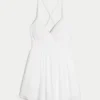 Babydoll-romper med åben ryg Babydoll-romper med åben ryg