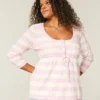 Babydoll-sweater i kabelstrik