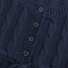 Babydoll-sweater i kabelstrik