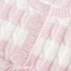 Babydoll-sweater i kabelstrik