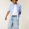 Baggy denim-malershorts Baggy denim-malershorts