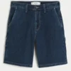 Baggy denim-malershorts Baggy denim-malershorts