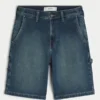 Baggy denim-malershorts Baggy denim-malershorts