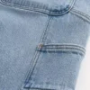 Baggy denim-malershorts Baggy denim-malershorts